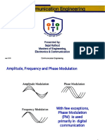 Communication Engineeringg: Masters of Engineering, Electronics& Communication