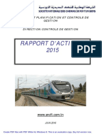 Rapport D'Activite 2015: Departement Planification Et Controle de Gestion Direction Controle de Gestion