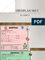 Wochenplan No. 3