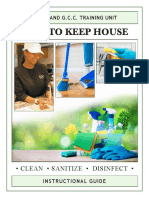 How To Keep House Cleaning Sanitizing Disinfecting