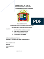 Monografia de Produccion de Textos