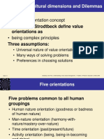 Topic 2: Cultural Dimensions and Dilemmas: The Value-Orientation Concept