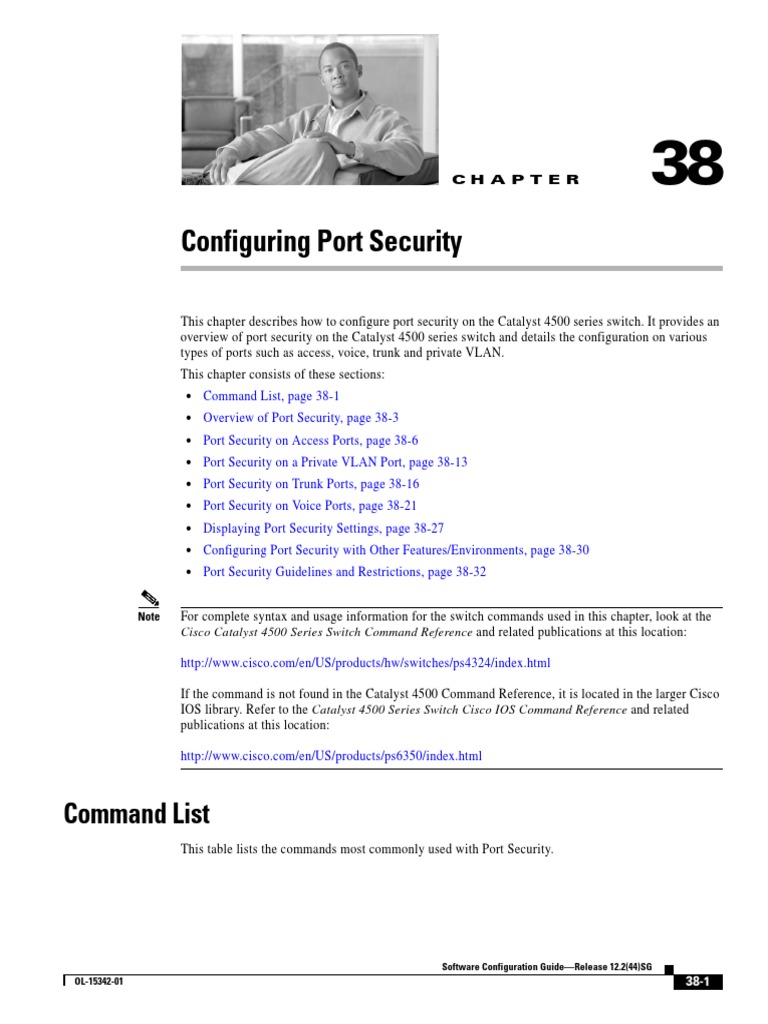 Configuring Port Security on Catalyst Switches | PDF ...