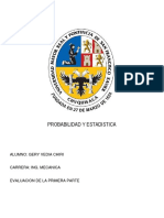 Probabilidad y Estadistica Gery Vedia