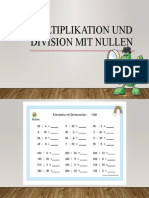 Multiplikation Und Division Mit Nullen