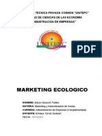 Cuestionario - Marketing Ecologico