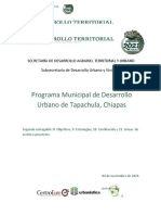 Programa Municipal de Desarrollo Urbano de Tapachula