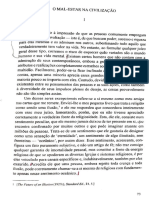 FREUD, S. O Mal Estar Na Civilização (I e V)