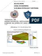 Manual Modelamiento y Diseño en Open Pit - Min - 4941
