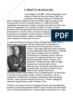 Biografia di Benito Mussolini