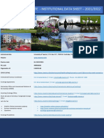 University of Twente - Institutional Data Sheet - 2021/2022