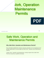 Safe Work, Operation and Maintenance Permits
