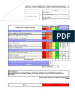 Bilan Des Compétences: Epreuve en Circulation - Fiche de Recueil Du Bilan de Competences