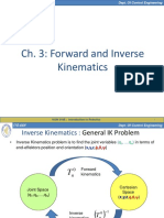 Ch. 3: Forward and Inverse Kinematics: KON 318E: Introduction To Robotics