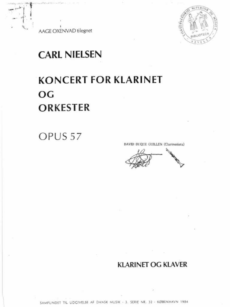 Concerto For Op.57 (Nielsen) Piano PDF