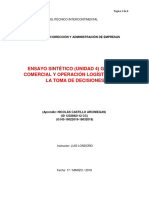Ensayo Evaluativo 4 - Gestion Comercial y Logistica - Admt Emp - Nicolas C A - G143