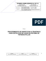 Procedimiento Inspeccion de Ultrasonido para Deteccion de Fugas