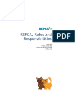 RSPCA - Roles and Responsibilities
