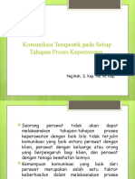 Komunikasi Terapeutik Pada Setiap Tahapan Proses Keperawatan