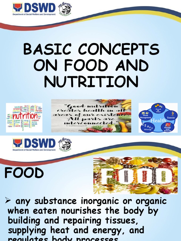 Food and Nutrition Basics Explained | PDF | Human Nutrition | Nutrients