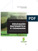 Esp Proeja - Educacao Matematica Cidadania - MIOLO