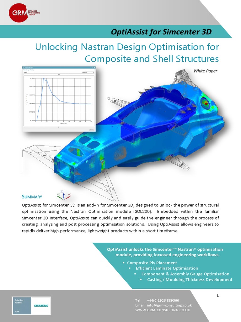 Unlocking Nastran Design Optimisation For Composite and Shell Structures |  PDF | Mathematical Optimization | Composite Material