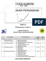 Numerik-3 - Akar Persamaan