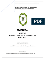 020 Riesgo Social y Desastres Naturales - V-2006