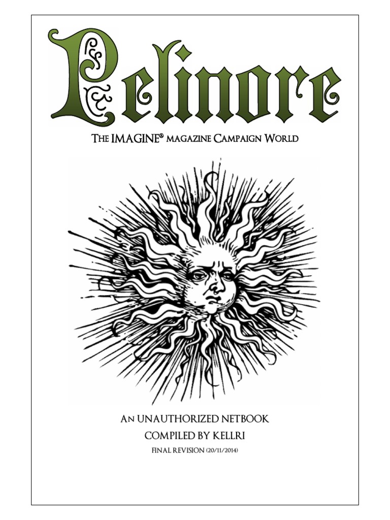 The Collected Pelinore PDF Dungeons and Dragons Campaign Settings