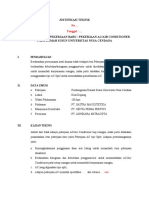 Justifikasi Teknis Pekerjaan Ac