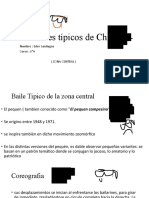 Bailes Típicos de Chile: Nombre: Eder Santiagos Curso: 6°A