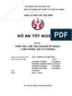 Đồ Án Tốt Nghiệp Đề Tài Thiết Kế, Chế Tạo Khuôn Ép Nhựa (Sản Phẩm Bộ Cờ Tướng)