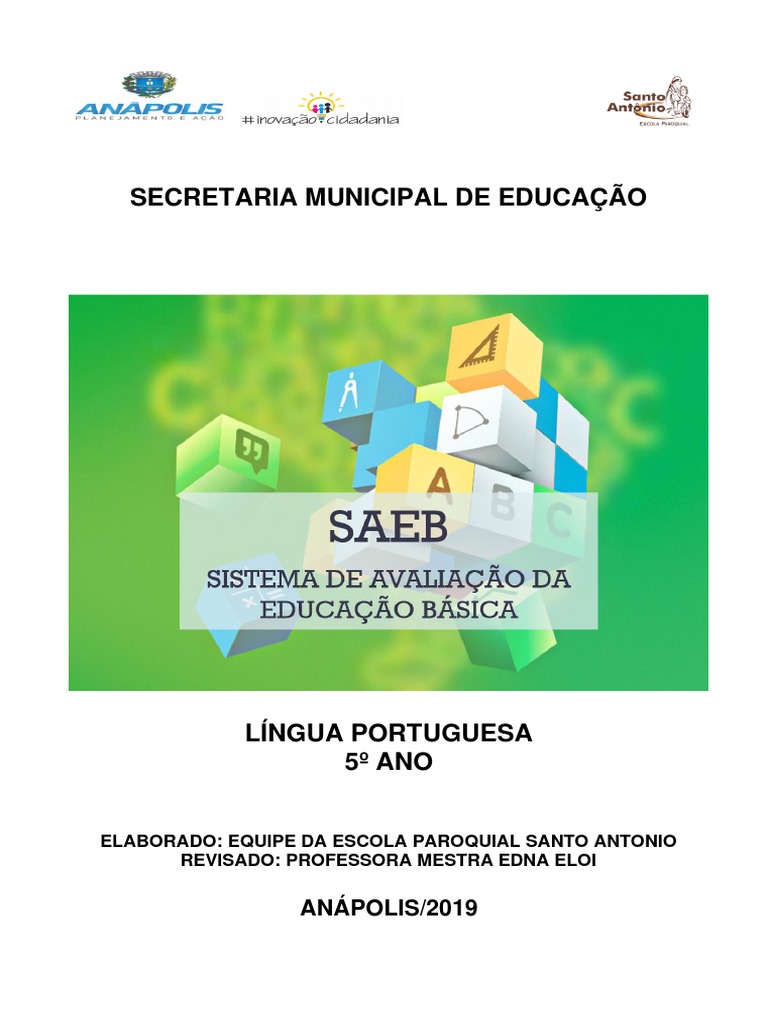Quiz de Português sobre o Descritor do Saeb D6 - 02 - 8° ano e 9° ano