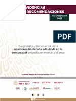 Diagnóstico y Tratamiento de La: Neumonía Bacteriana Adquirida en La Comunidad en Población Menor A 18 Años