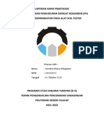 LAPORAN PRAKTIKUM SOIL TESTER