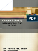 Chapter 2 (Part 1) - Database Building Blocks