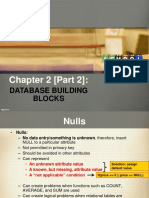 Chapter 2 (Part 2) - Database Building Blocks