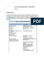 DiagnosticoDiferencialMono y Poliartritis