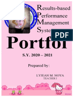Portfol Io: Erformance Esults-Based