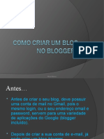 Criar blog Blogger