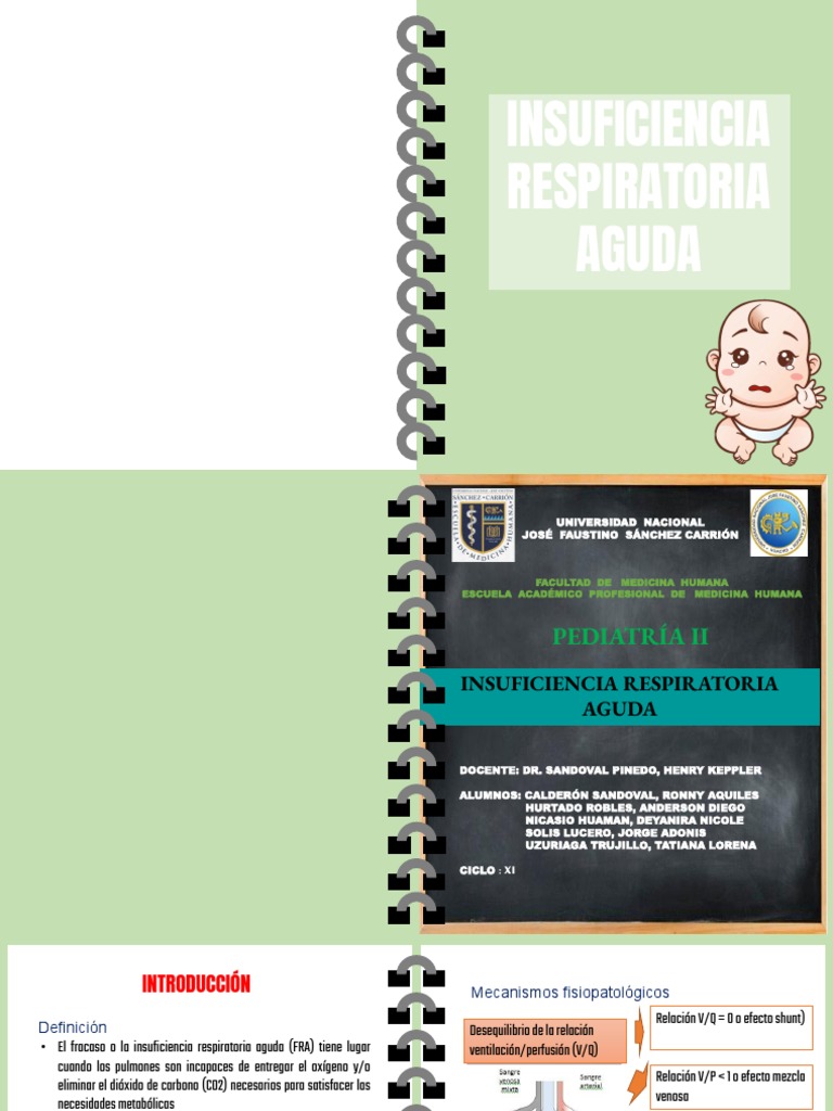 Insuficiencia Respiratoria Aguda PDF Sistema respiratorio