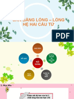 Cân Bằng Lỏng - Lỏng Hệ Hai Cấu