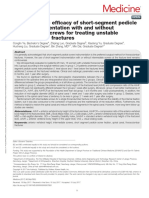 Comparing The Efficacy of Short Segment Pedicle.43