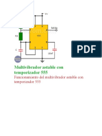 Funcionamiento Del Multivibrador Astable Con Temporizador 555