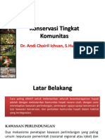 1. Materi UAS Konservasi Tingkat Komunitas