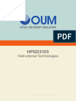 HPGD3103 Instructional Technologies May18 (Bookmark)