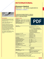 EDS 410 For Series Applications: Pressure Switch