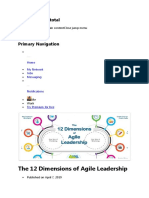 12 Dimensions of Agile Leadership