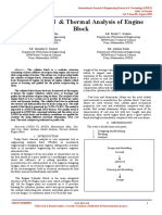 Static, Modal & Thermal Analysis of Engine Block: Mr. Rushikesh G. Kolhe Mr. Pratik V. Kokate