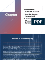 Chapter-3: Managerial Decision Support Knowledge